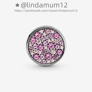 Pandora Pink Pavé Clip Charm
